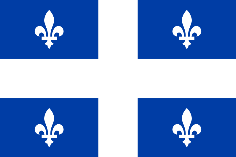 800px Flag of Quebec.svg